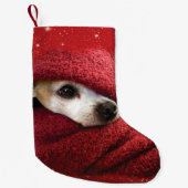 Petite Chaussette De Noël Holiday Chihuahua (Devant)
