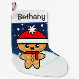 Petite Chaussette De Noël Homme de pain d'épice de Noël