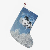 Petite Chaussette De Noël Husky Aventure de la Liberté (Devant (Accrochage))