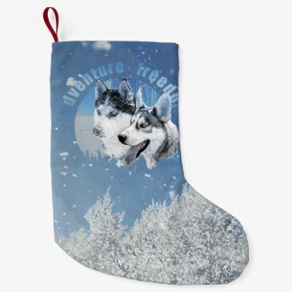 Petite Chaussette De Noël Husky Aventure de la Liberté