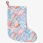 Petite Chaussette De Noël Icône Voyage (Devant)