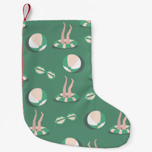 Petite Chaussette De Noël Icônes de rubrique Été vintage motif continu