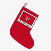 Petite Chaussette De Noël Île de Man (Devant (Accrochage))