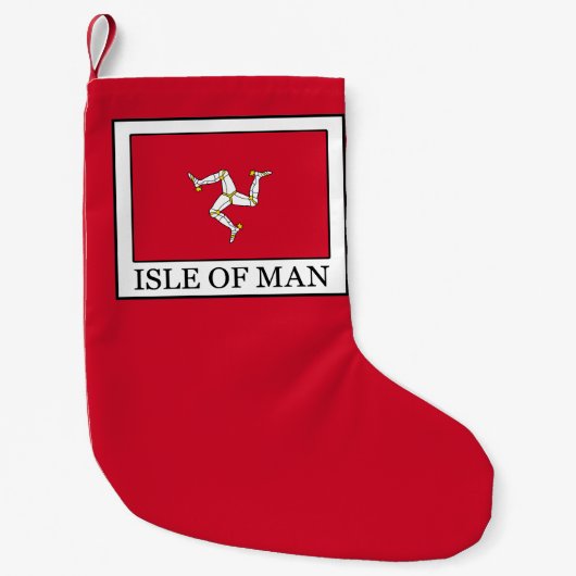Petite Chaussette De Noël Île de Man (Devant)