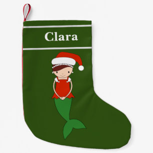 Petite Chaussette De Noël illusima Sirène Spécial Noël
