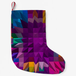 Petite Chaussette De Noël Illustration 3D ou motif 3D Mosaic color Patte