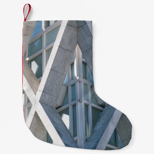 Petite Chaussette De Noël Illustration abstraite couleur aérée (Devant)