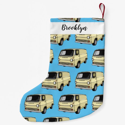 Petite Chaussette De Noël Illustration classique de van (Dos)