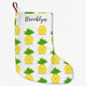 Petite Chaussette De Noël Illustration d'ananas mignon (Devant)