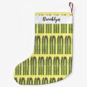 Petite Chaussette De Noël Illustration d'Asparagus (Dos)
