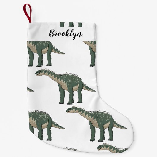 Petite Chaussette De Noël Illustration de Barapasaurus (Devant)