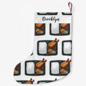 Petite Chaussette De Noël Illustration de Bento (Dos)