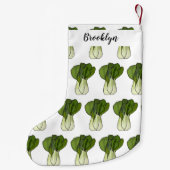 Petite Chaussette De Noël Illustration de Bok choy (Dos)