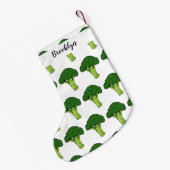 Petite Chaussette De Noël Illustration de Broccoli (Dos (Accrochage))