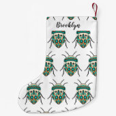 Petite Chaussette De Noël Illustration de bug Picasso (Dos)