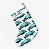 Petite Chaussette De Noël Illustration de camion à ordures (Dos (Accrochage))