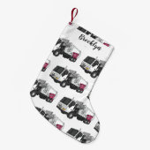 Petite Chaussette De Noël Illustration de camion à ordures (Devant (Accrochage))