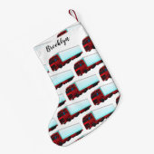 Petite Chaussette De Noël Illustration de camion roumain (Dos (Accrochage))