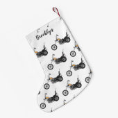 Petite Chaussette De Noël Illustration de Chopper Motorcycle 1950 (Dos (Accrochage))