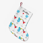 Petite Chaussette De Noël Illustration de cocktail (Devant (Accrochage))