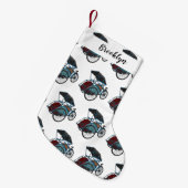 Petite Chaussette De Noël Illustration de cyclo-pousse (Devant (Accrochage))