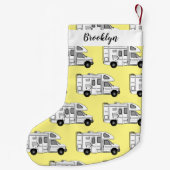 Petite Chaussette De Noël Illustration de dessin animé Campervan (Dos)