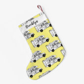 Petite Chaussette De Noël Illustration de dessin animé Campervan (Dos (Accrochage))