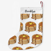 Petite Chaussette De Noël Illustration de dessin animé de Pancake (Dos)