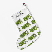 Petite Chaussette De Noël Illustration de dessin de pois (Dos (Accrochage))