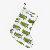 Petite Chaussette De Noël Illustration de dessin de pois (Devant (Accrochage))