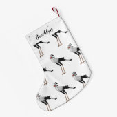 Petite Chaussette De Noël Illustration de dessin du secrétaire pour oiseaux (Dos (Accrochage))