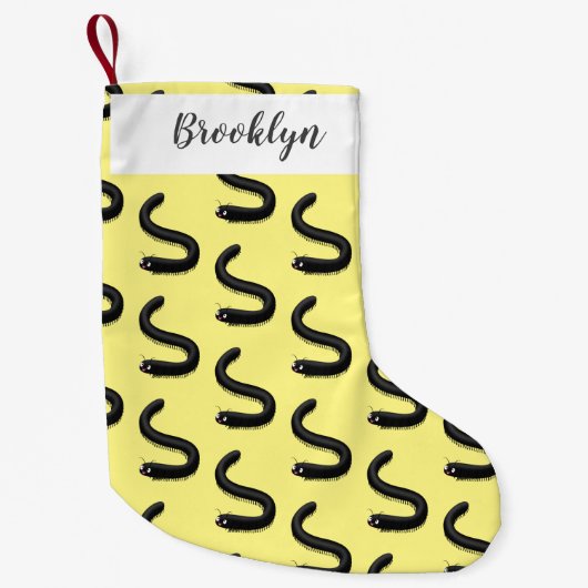 Petite Chaussette De Noël Illustration de dessin mignon millipede (Devant)