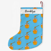 Petite Chaussette De Noël Illustration de dessin sur le miel (Dos)