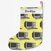 Petite Chaussette De Noël Illustration de dessin sur ordinateur (Dos)