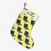 Petite Chaussette De Noël Illustration de dessin sur ordinateur portable (Devant (Accrochage))