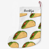 Petite Chaussette De Noël Illustration de dessin sur Taco (Dos)