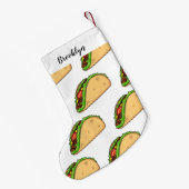 Petite Chaussette De Noël Illustration de dessin sur Taco (Dos (Accrochage))