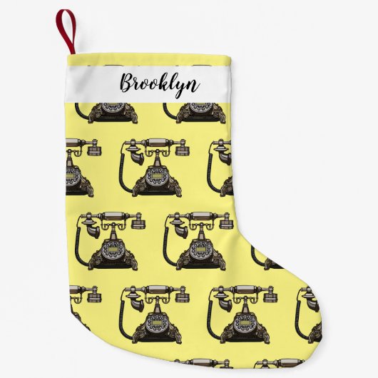 Petite Chaussette De Noël Illustration de dessin téléphonique (Devant)