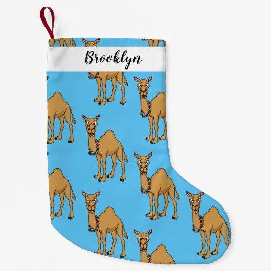 Petite Chaussette De Noël Illustration de dromadaire (Devant)