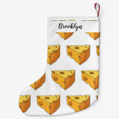 Petite Chaussette De Noël Illustration de fromage (Dos)