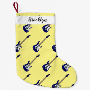 Petite Chaussette De Noël Illustration de guitare électrique