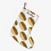 Petite Chaussette De Noël Illustration de Hot dog (Devant (Accrochage))