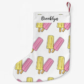 Petite Chaussette De Noël Illustration de Ice pop (Dos)
