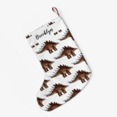 Petite Chaussette De Noël Illustration de Kentrosaurus (Dos (Accrochage))