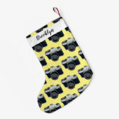 Petite Chaussette De Noël Illustration de la caméra (Dos (Accrochage))