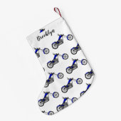 Petite Chaussette De Noël Illustration de la moto à hélico (Dos (Accrochage))