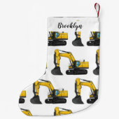 Petite Chaussette De Noël Illustration de la pelle Crawler (Dos)