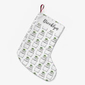 Petite Chaussette De Noël Illustration de lave-linge mignonne (Devant (Accrochage))