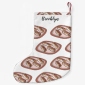 Petite Chaussette De Noël Illustration de l'éclair de chocolat (Dos)