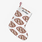 Petite Chaussette De Noël Illustration de l'éclair de chocolat (Devant (Accrochage))